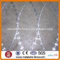 Galvanized razor wire with clips